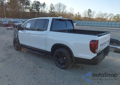 2025 Honda Ridgeline Black Edition z USA, uszkodzony, nr VIN 5FPYK3F89SB012803